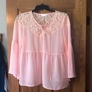 Blush Pink Blouse